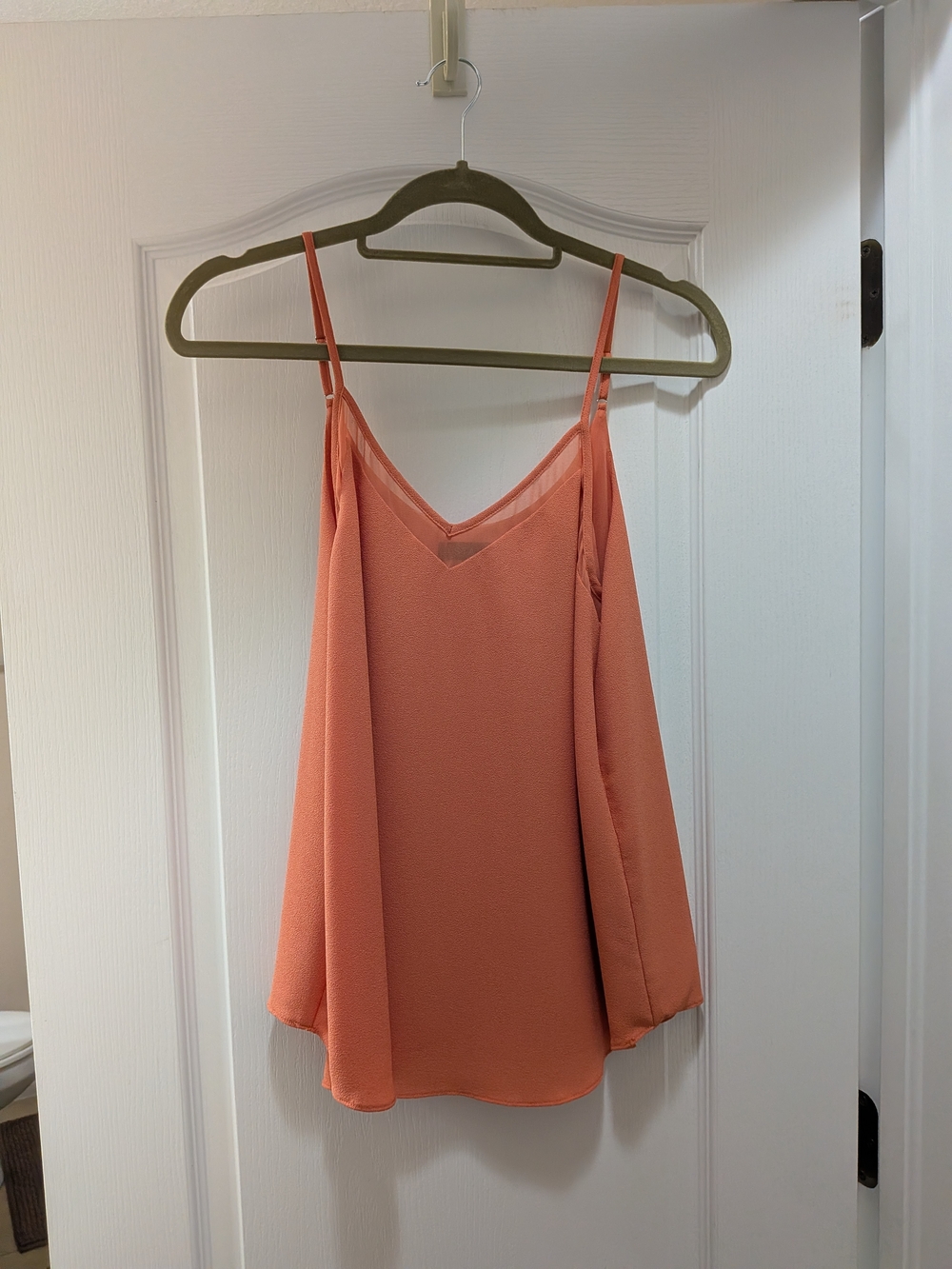 1. State Coral V-Neck Spaghetti Strap Camisole